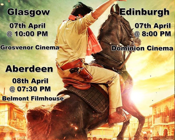 Sardaar Gabbar Singh Movie Schedule Scotland