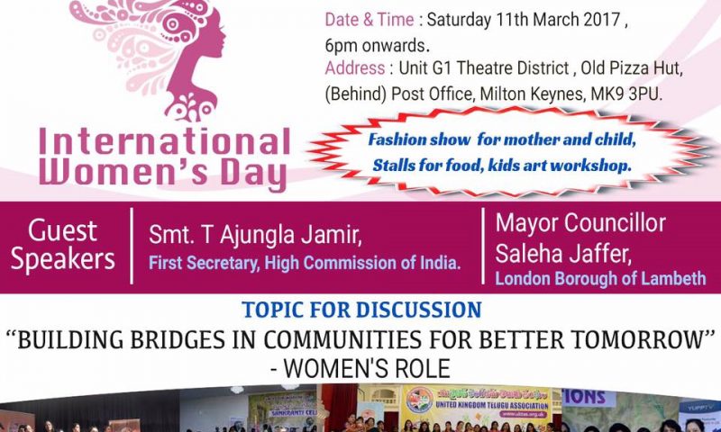 UKTA International Women’s Day Celebrations on 11th March 2017